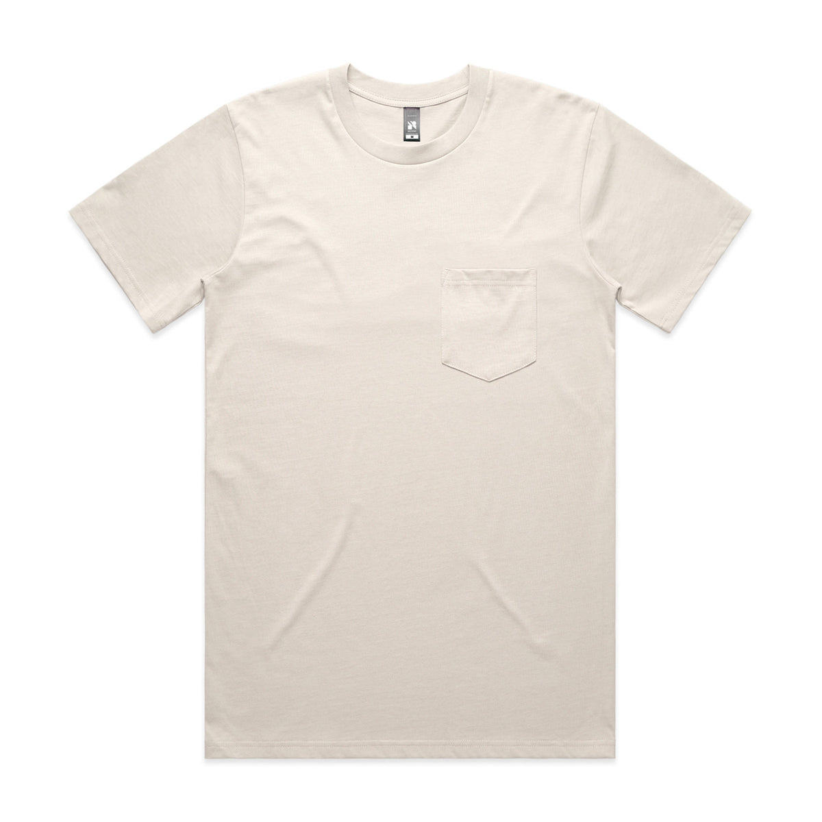 AS Colour Classic Pocket Tee with a logo