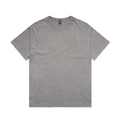AS Colour Stone Wash Heavy Tee with a logo