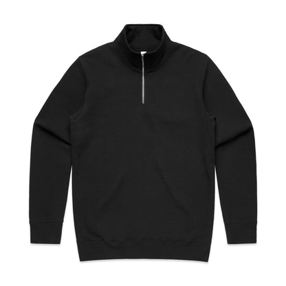 AS Colour Stencil Half Zip Crew with a logo