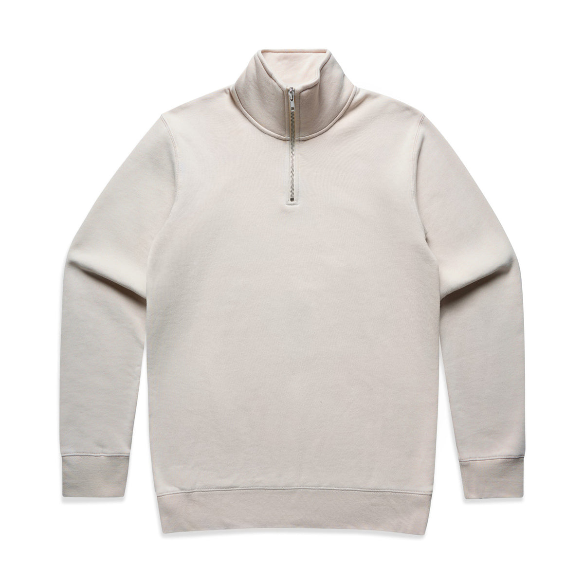 AS Colour Stencil Half Zip Crew with a logo