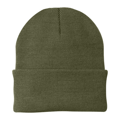 Port Authority Knit Cap in Olive Drab Green