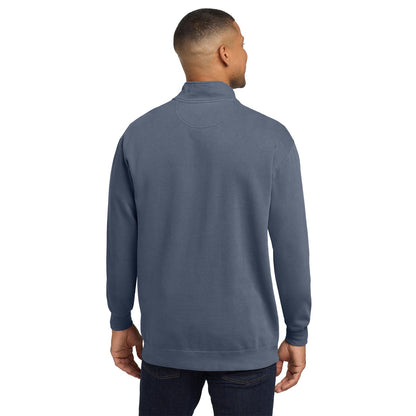 Comfort Colors Garment-Dyed Quarter Zip with a logo