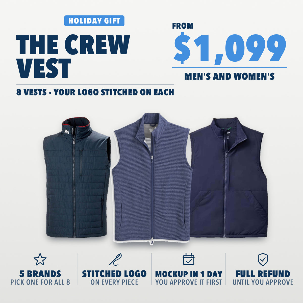 The Crew Vest - Crew Ready holiday gift
