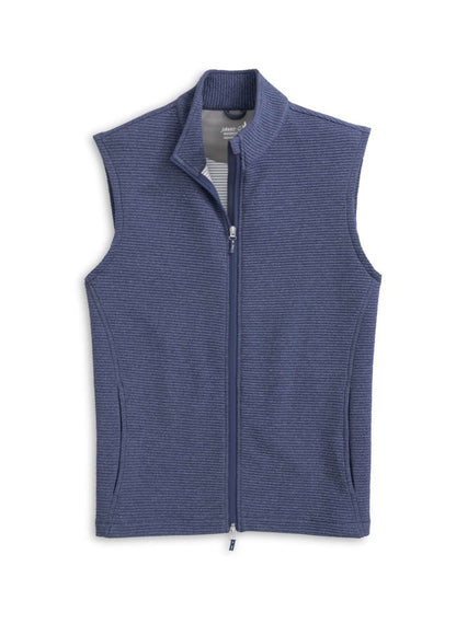 Johnnie-O Reggie Vest, your logo embroidered or engraved by Crew Ready