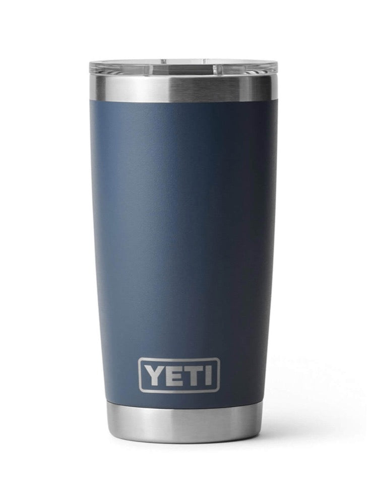YETI Rambler 20 oz Tumbler, your logo embroidered or engraved by Crew Ready