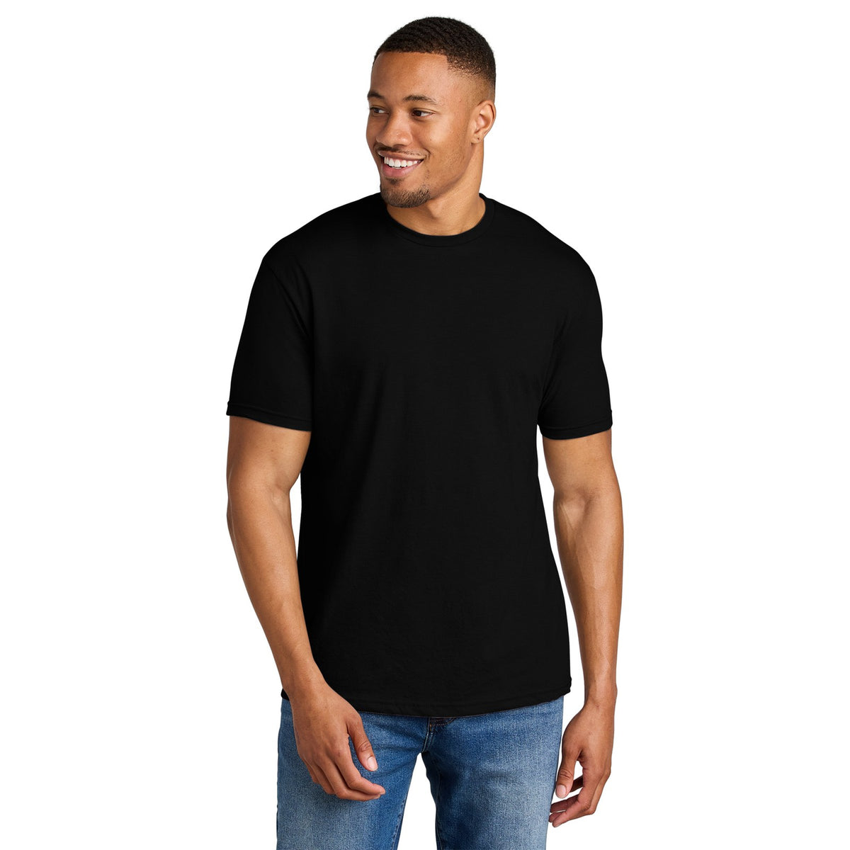 Gildan Softstyle CVC Tee with a logo