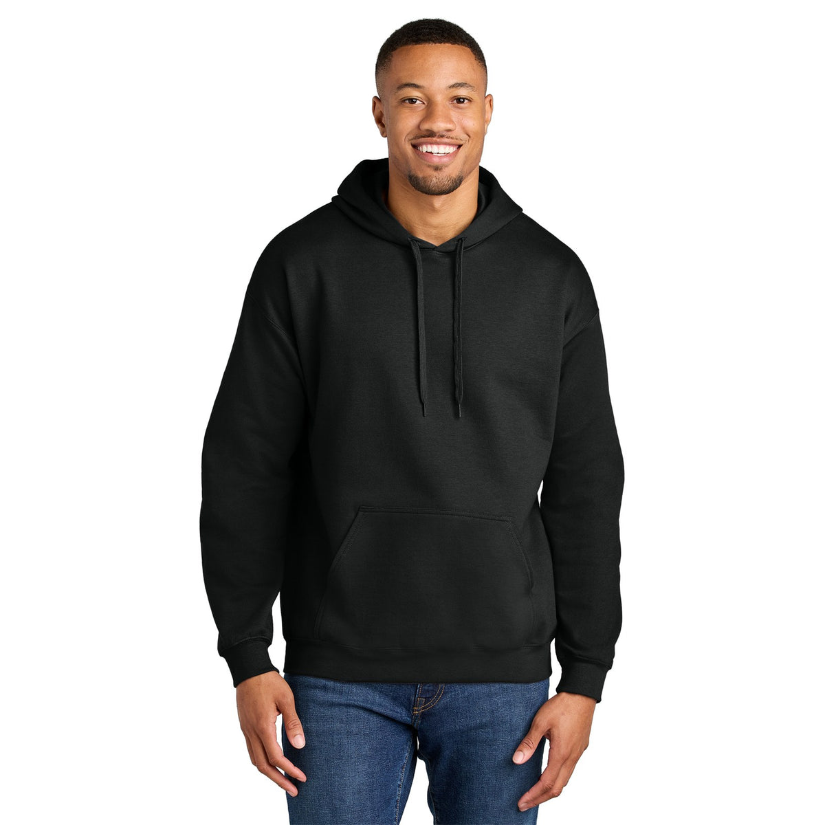Gildan Softstyle Midweight Hoodie with a logo