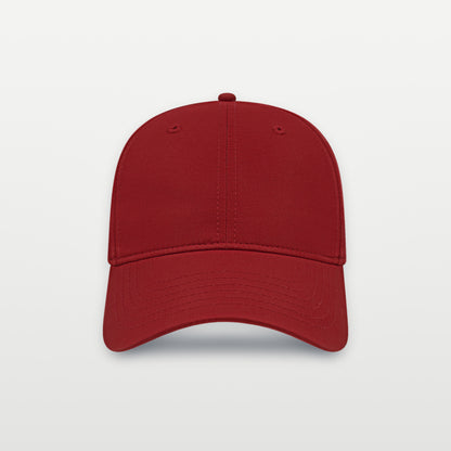 Cap America i8522 athletic cap in Cardinal, front