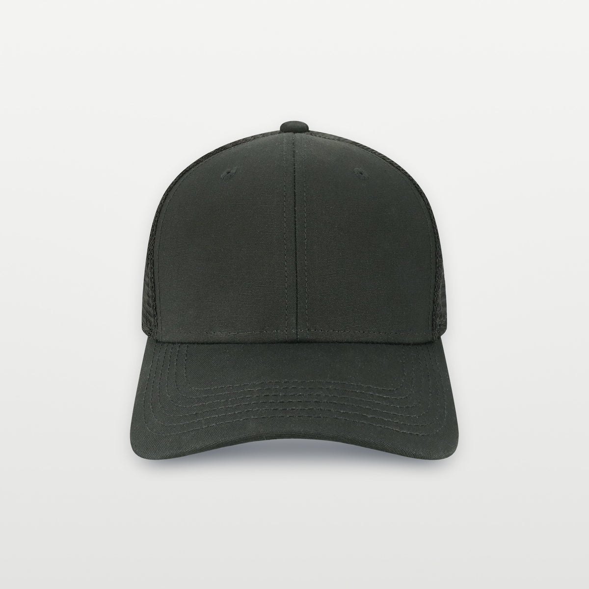 Legacy MPS trucker hat in Black/Black, front