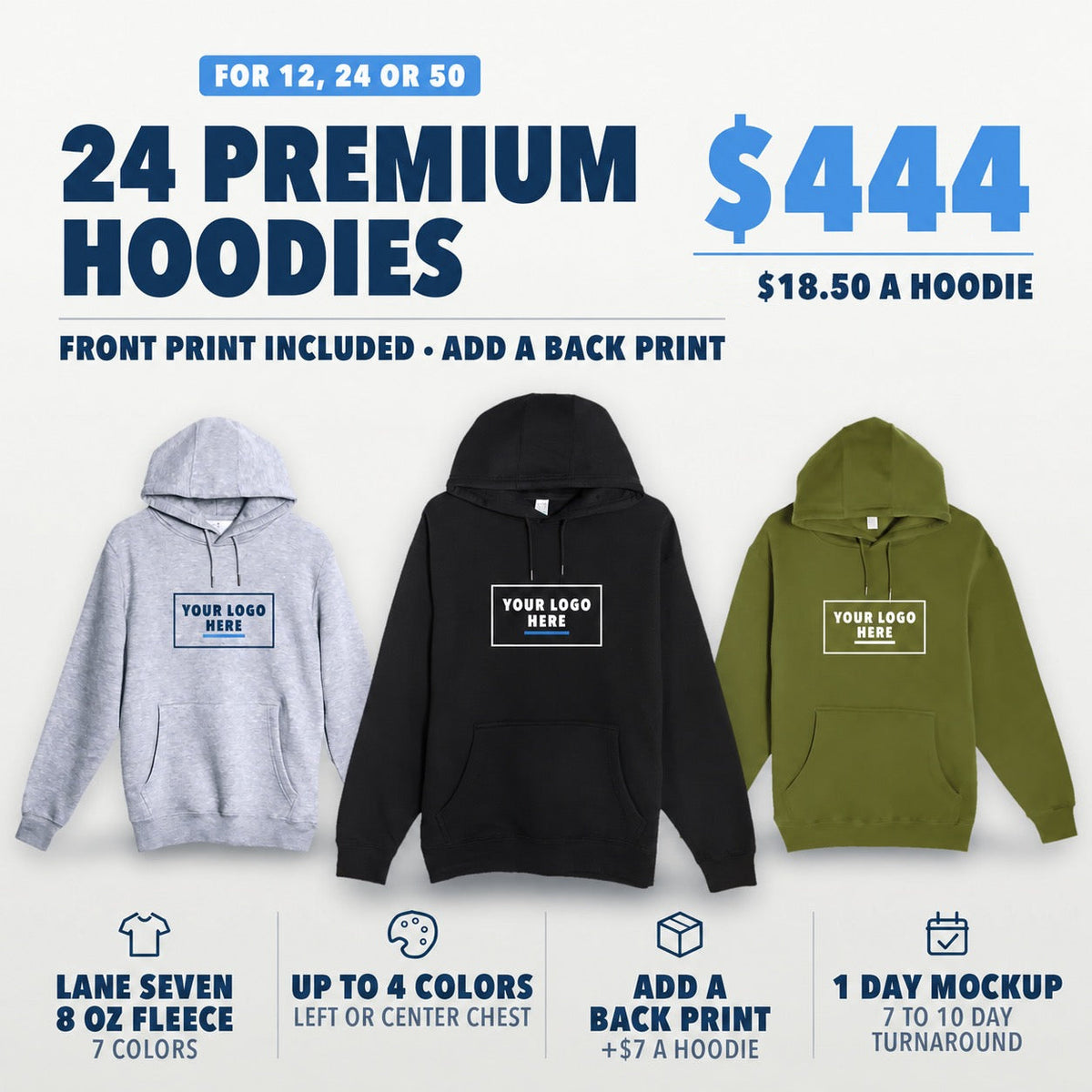 Hoodie Kit - 24 premium hoodies