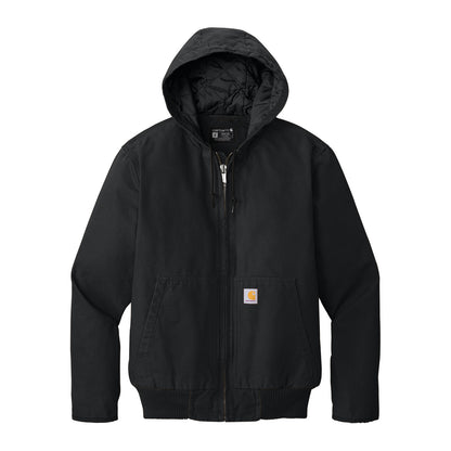 Carhartt CT104050 Washed Duck Active Jac in Black