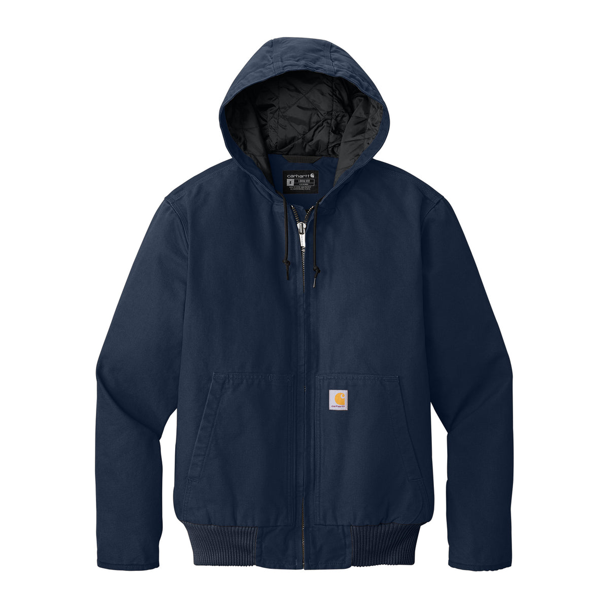 Carhartt CT104050 Washed Duck Active Jac in Navy