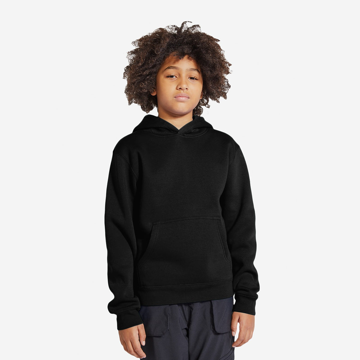 Lane Seven Premium Youth Pullover Hoodie with a logo