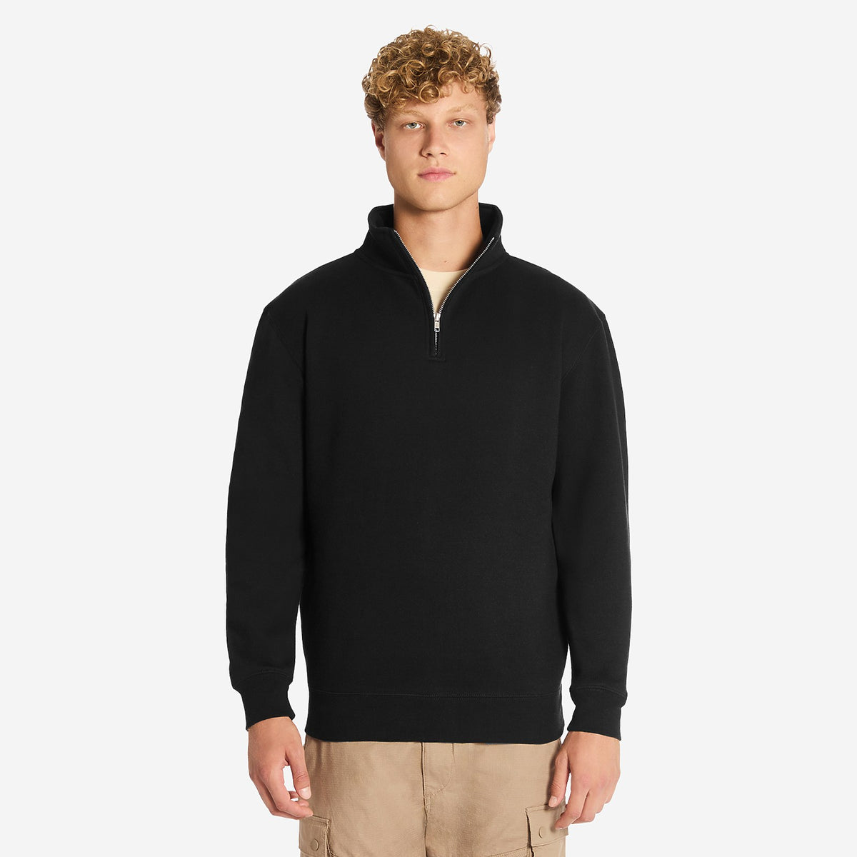 Lane Seven Premium Quarter Zip with a logo