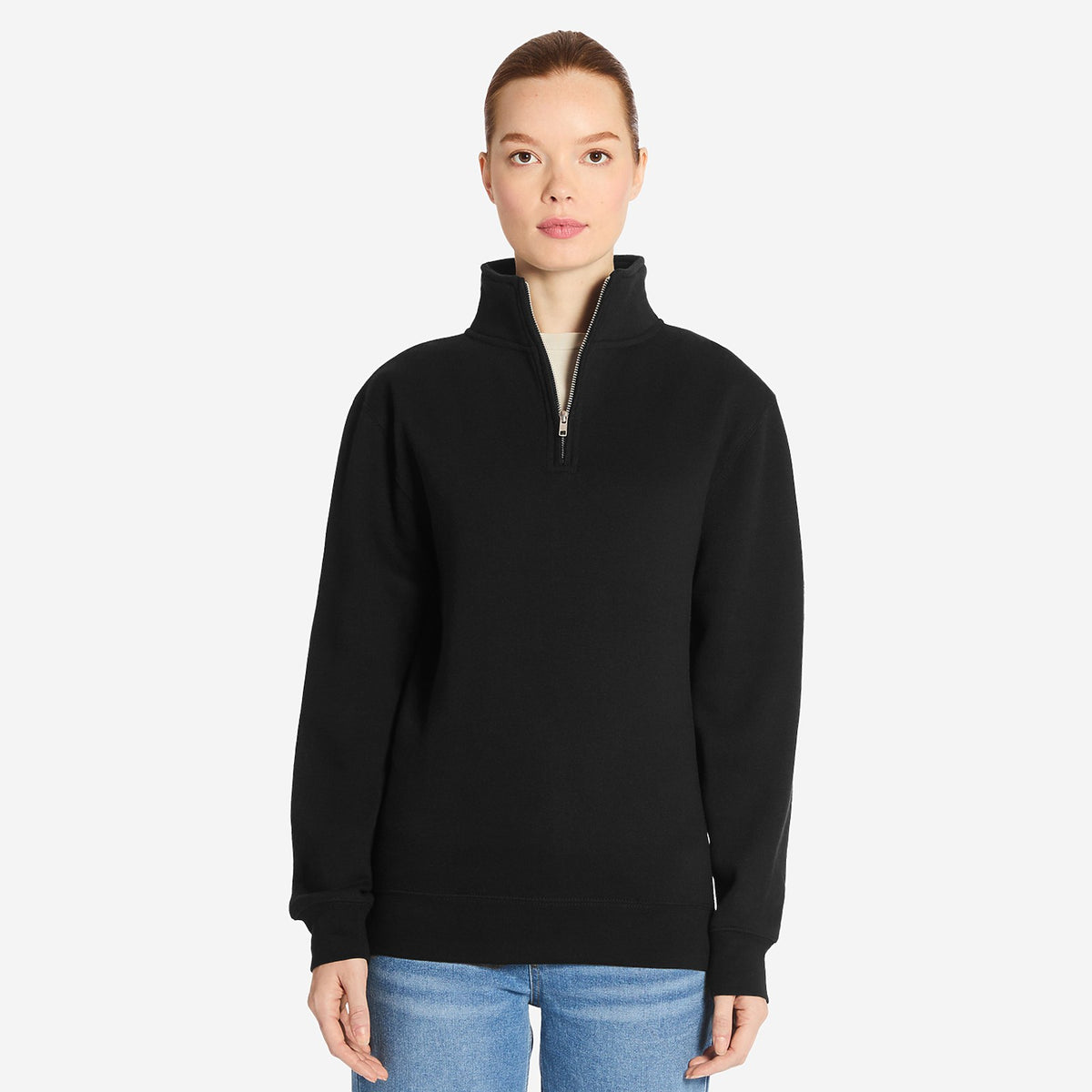 Lane Seven Premium Quarter Zip with a logo
