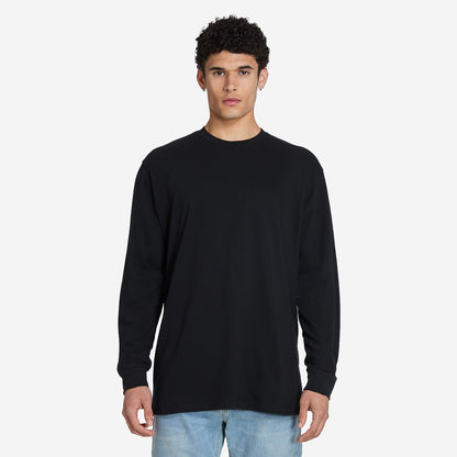 Lane Seven Heavyweight Long Sleeve Tee with a logo
