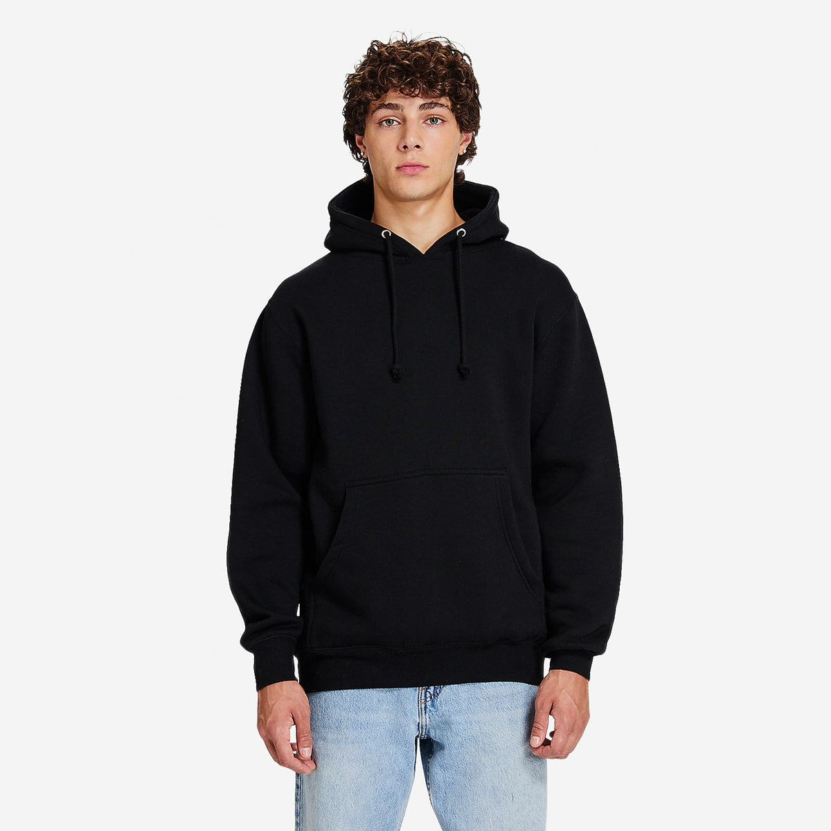 Lane Seven Heavyweight Pullover Hoodie with a logo