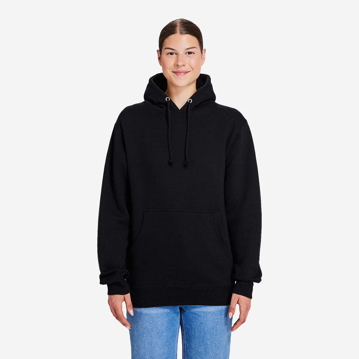 Lane Seven Heavyweight Pullover Hoodie with a logo
