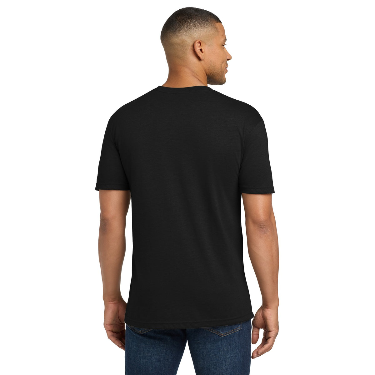 Next Level Tri-Blend Tee with a logo