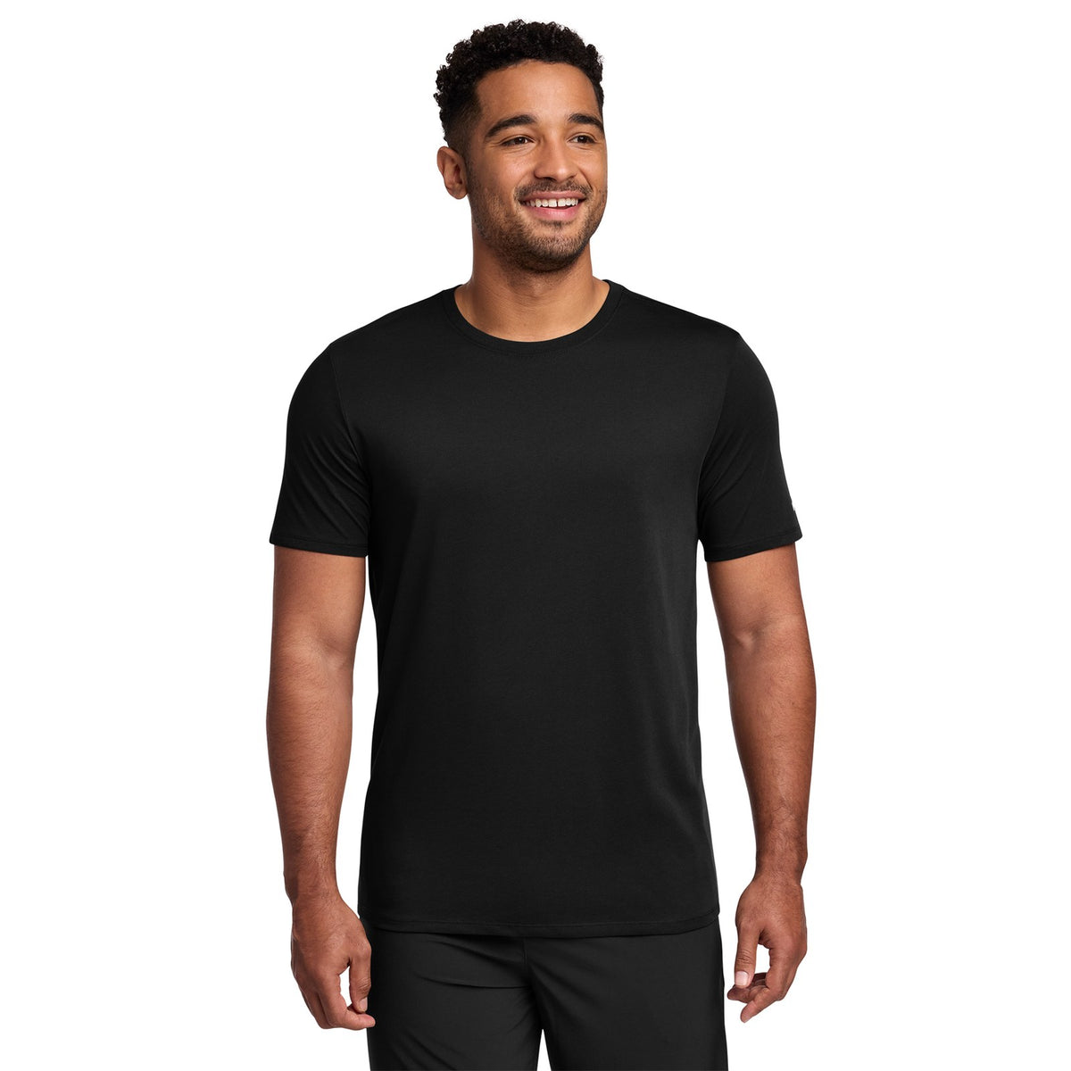 Nike Dri-FIT Cotton/Poly Tee with a logo