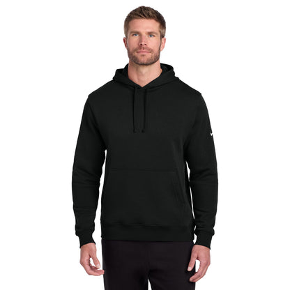Nike Club Fleece Sleeve Swoosh Hoodie with a logo