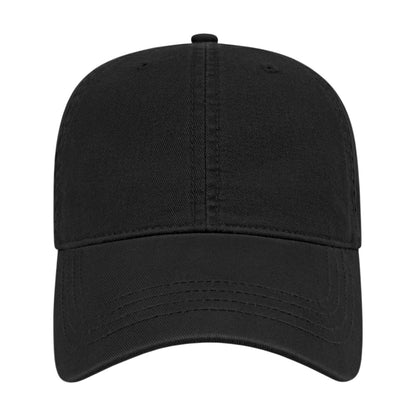 Blank black Cap America i1002 Classic Dad Cap, front view