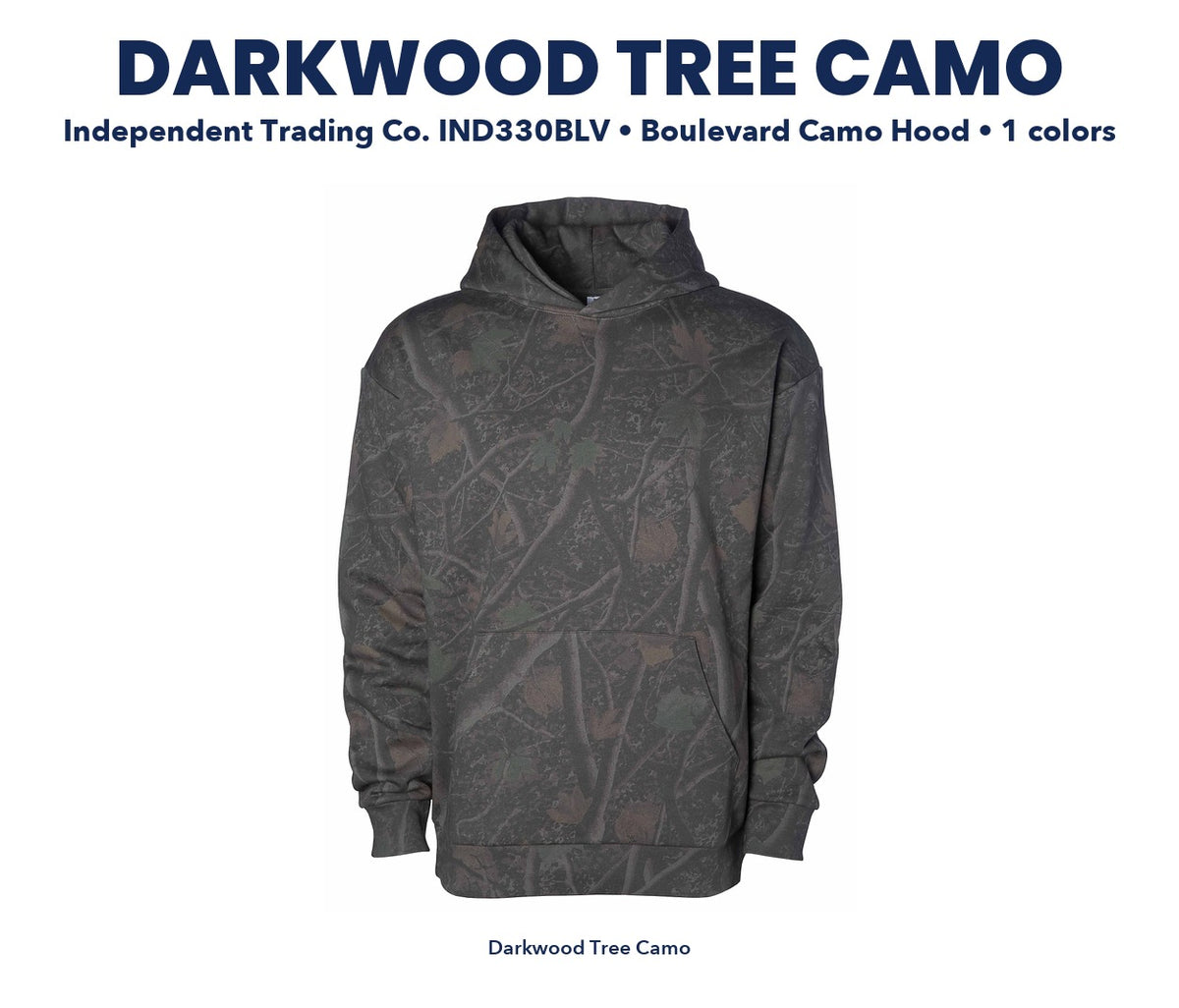 Independent Boulevard Camo Hood camo chart