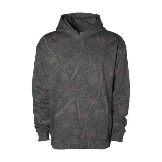 Independent Boulevard Camo Hood with a logo