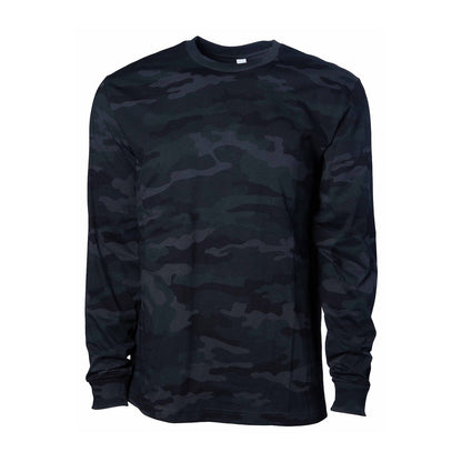 Independent Camo Long Sleeve with a logo