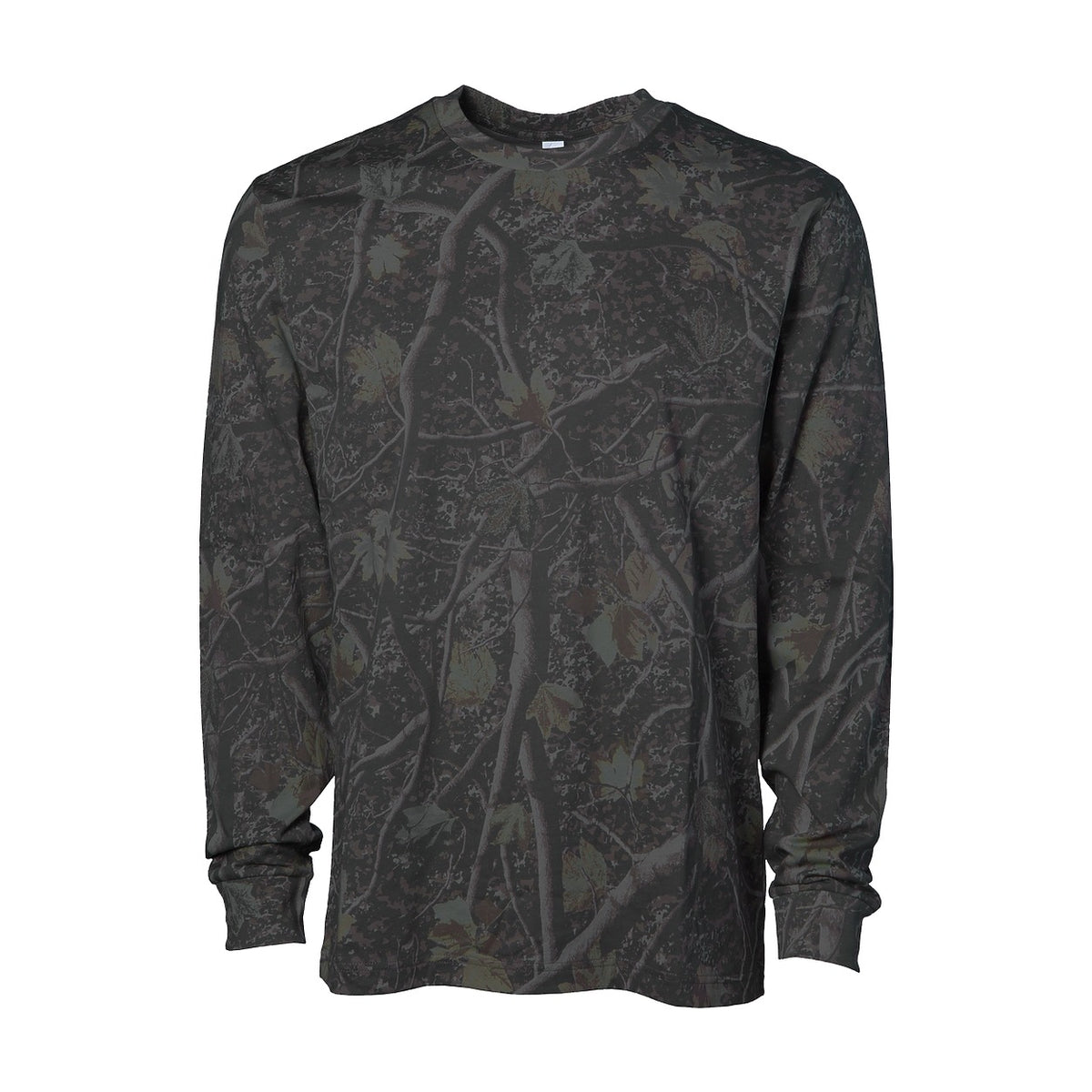 Independent Camo Long Sleeve with a logo