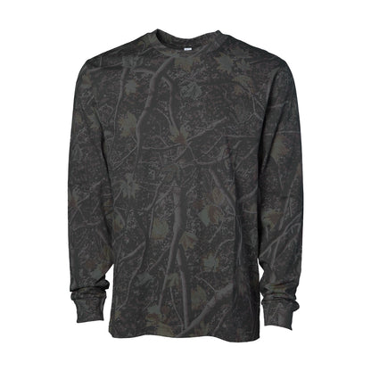 Independent Camo Long Sleeve with a logo