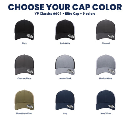 YP Classics Elite Cap color chart
