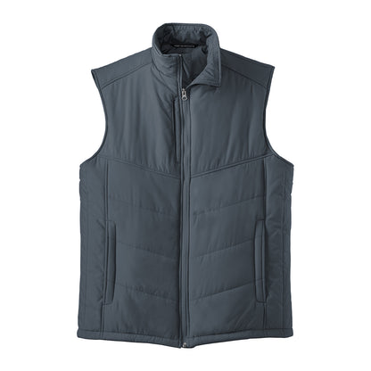 Port Authority J709 Puffy Vest in Dark Slate