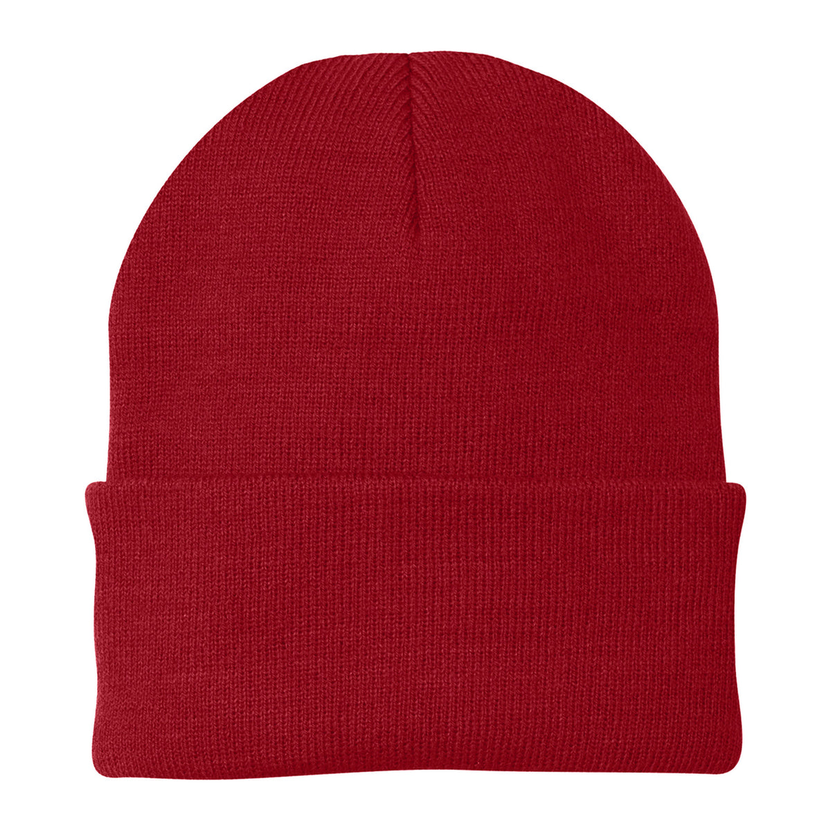 Port Authority CP90 Knit Cap in Athletic Red