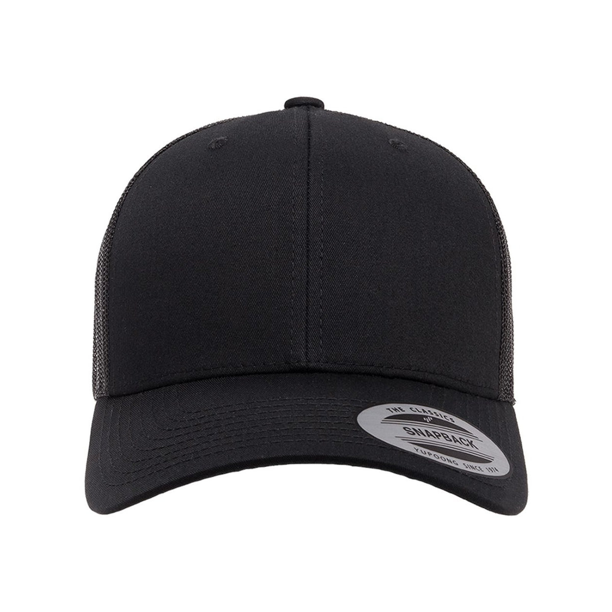 YP Classics Retro Trucker Cap with a logo